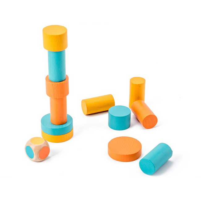 Розвивальні іграшки - Дерев'яна розвиваюча гра BOX Lesko Фігурки 5122 для дітей (6344-21661a)