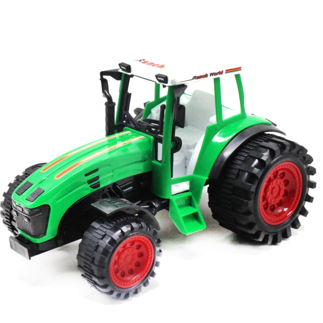 Транспорт и спецтехника - Инерционный трактор зеленый MiC (0488-97) (184435)