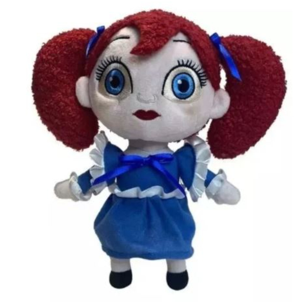 Персонажі мультфільмів - М'яка іграшка лялька Поппі Trend-mix Poppy playtime Хагі Ваги Чорне волосся (tdx0007276)