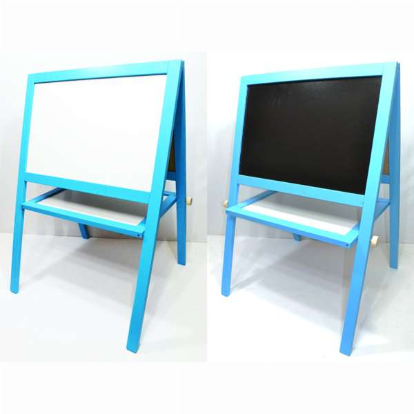 Детская мебель - Мольберт детский двухсторонний​​​​​​​ магнитный "ИГРУША" Blue (8766)