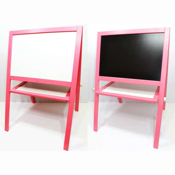Детская мебель - Мольберт детский двухсторонний​​​​​​​ магнитный "ИГРУША" Pink (8767)