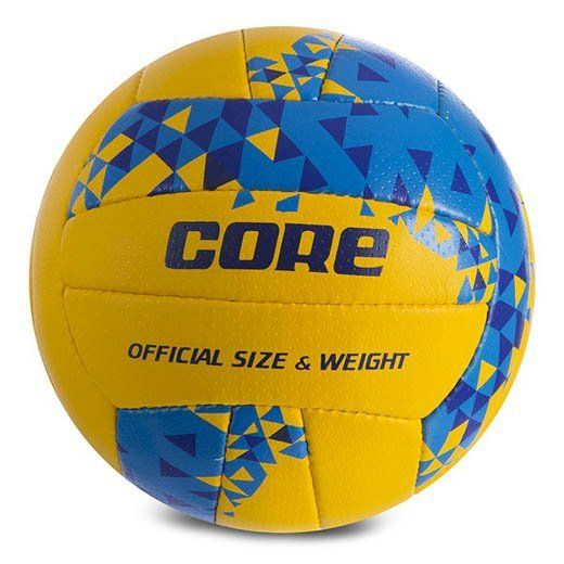Спортивні активні ігри - М'яч волейбольний Composite Leather Core CRV-032 LEGEND №5 Жовто-синій (57429274) (1766262264)