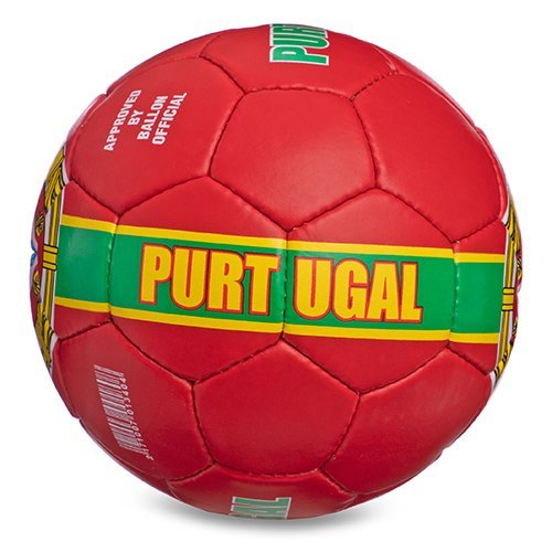 Спортивные активные игры - Мяч футбольный Portugal FB-6723 FDSO №5 Красный (57508089) (4054354432)