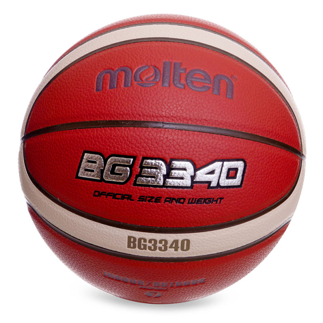 Спортивные активные игры - Мяч баскетбольный Composite Leather B7G3340 Molten №7 Оранжевый (57483061) (2915907708)