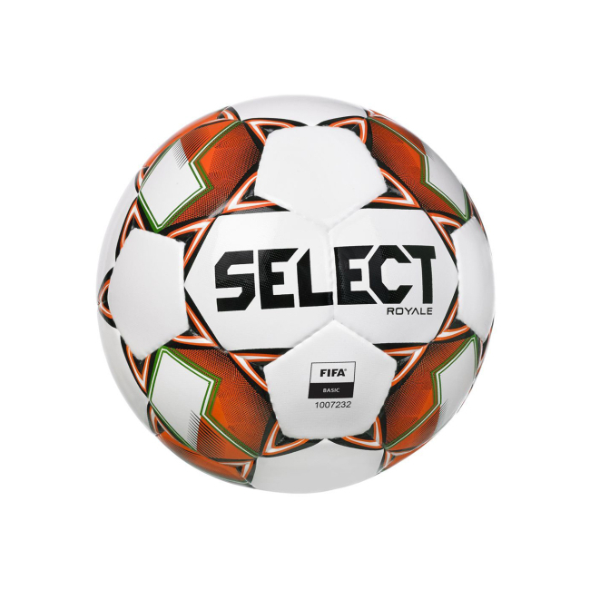 Спортивні активні ігри - М'яч футбольний Select Royale FIFA Basic v22 білий/помаранчевий Уні 5 (022534-304-5)