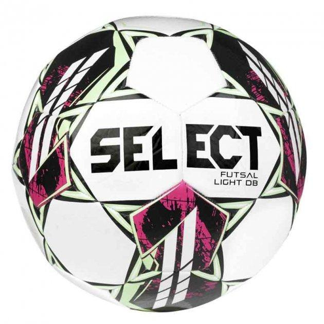 Спортивні активні ігри - М'яч футзальний Select FUTSAL LIGHT DB v22 біло-зелений 4 106146-389 4