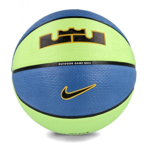 Спортивные активные игры - Мяч баскетбольный Nike PLAYGROUND 2.0 8P L JAMES DEFLATED LIME GLOW/BK/UNIVERSITY GOLD/BLACK size 7 (N.100.4372.395.07)