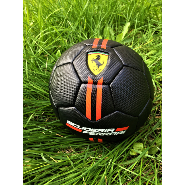 Спортивные активные игры - Мяч футбольный Ferrari р.3 Черный F611-3 (F611-3B)
