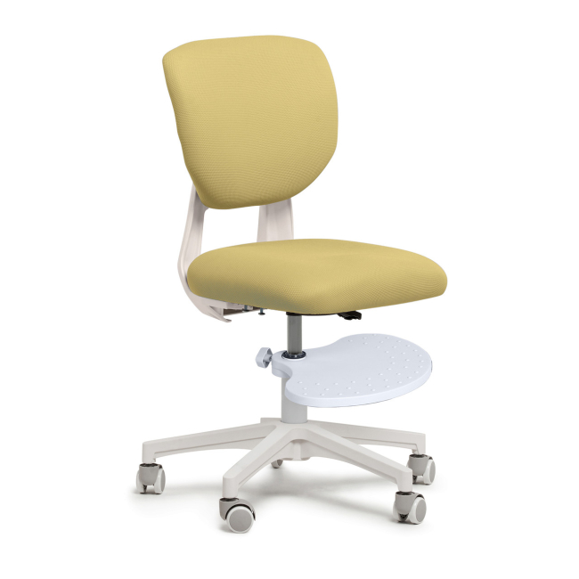 Детская мебель - Детское эргономичное кресло с подставкой для ног Fundesk Buono Yellow (1714822148)