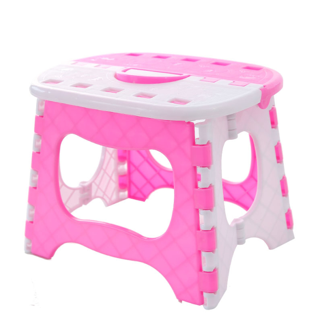 Дитячі меблі - Складаний стільчик табурет Anpei A9805RW Рожевий з білим (498)