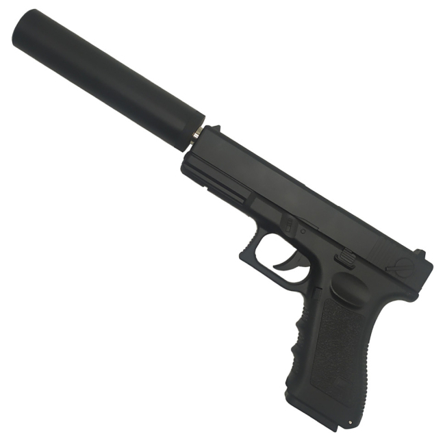 Стрілецька зброя - Дитячий іграшковий пістолет Bambi Q1C на кульках (63208)