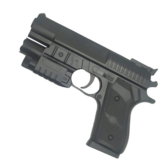 Стрелковое оружие - Детский игрушечный пистолет Bambi SM729+SP1G+ на пульках (63210)