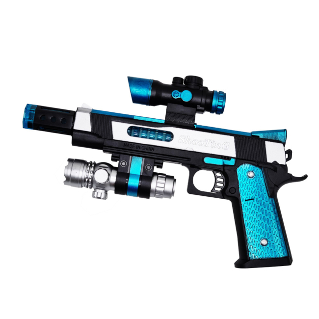 Стрілецька зброя - Дитячий іграшковий Пістолет Chuang Li Da 828 зі світлом та звуком (62676)