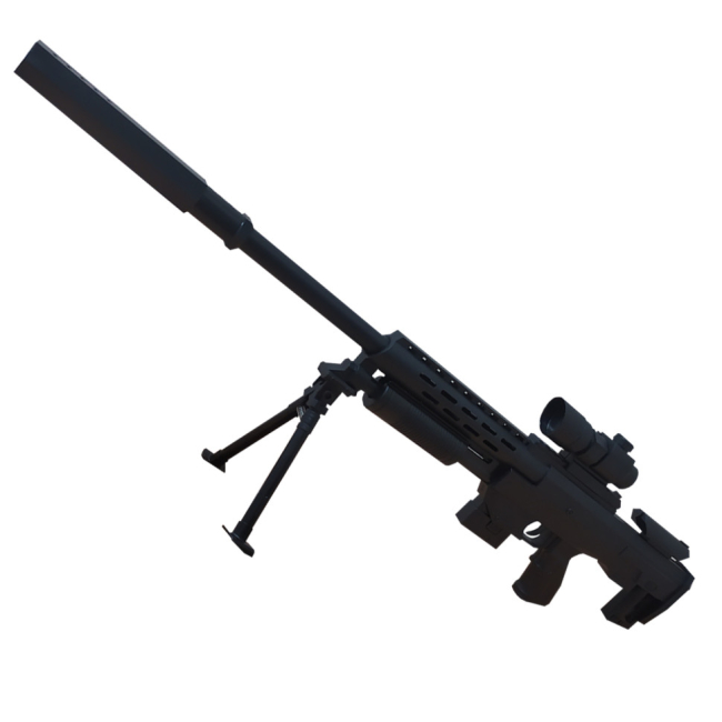 Стрелковое оружие - Снайперская винтовка детская Bambi 915B глушитель (62565)