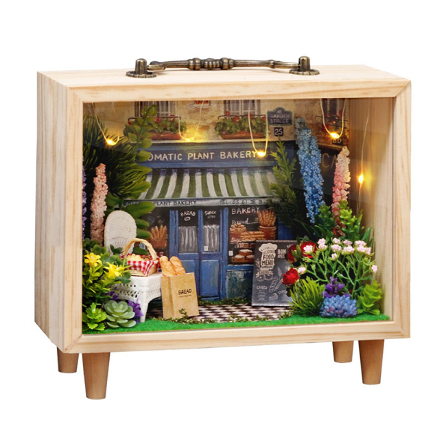 Мебель и домики - 3D Румбокс кукольный дом конструктор в коробке DIY Cute Room K-005 Bakery (8189-29991)