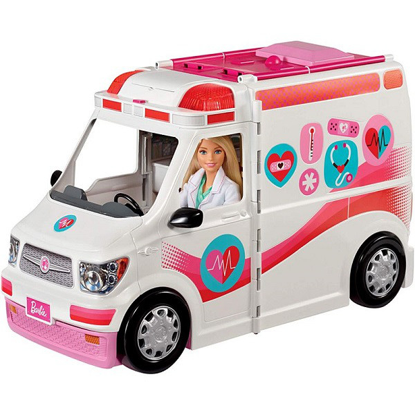 Транспорт и питомцы - Машина скорой помощи для Barbie Mattel IR29919
