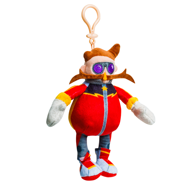 Персонажі мультфільмів - М'яка іграшка Sonic Доктор Еггман на ланцюжку KD220337