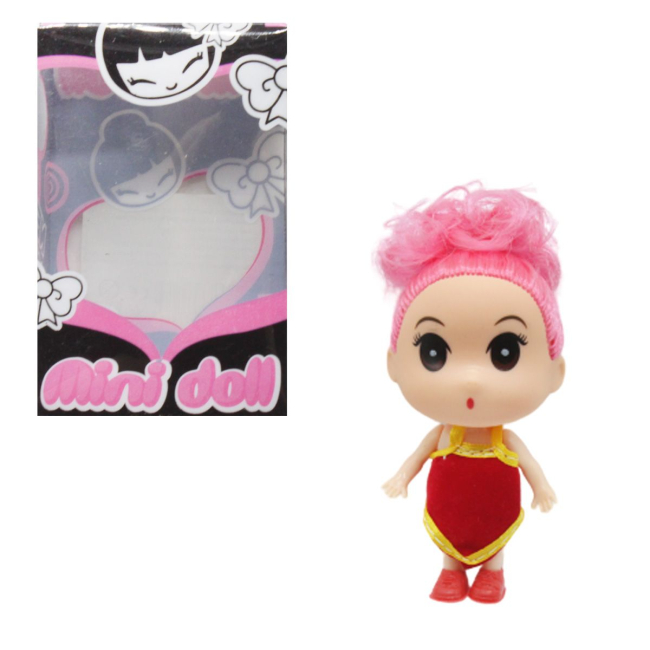Ляльки - Лялька Mini doll рожевий jacko toys (1122) (142207)