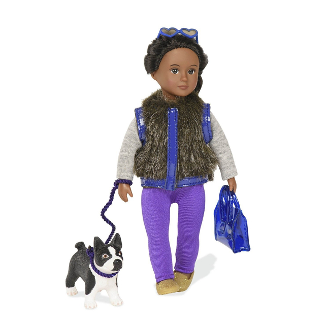 Куклы - Кукла Lori Илисса и собака терьер Индиана (LO31016Z)