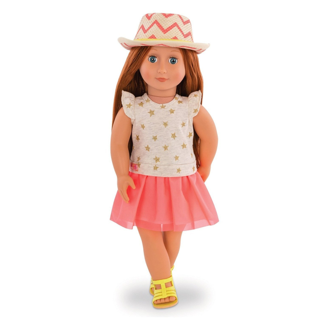 Куклы - Кукла Our Generation Клементин в платье со шляпкой 46 см (BD31138Z)