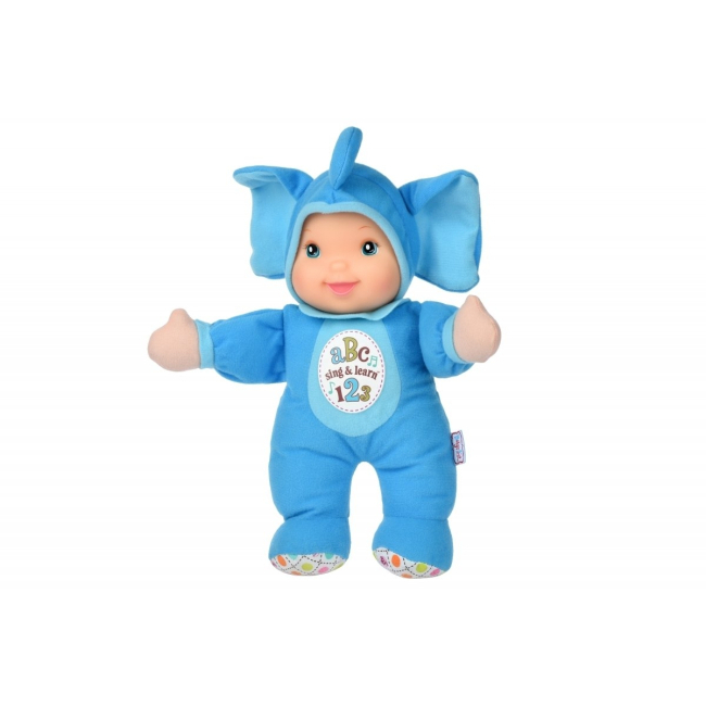 Ляльки - Лялька Baby's First Sing and Learn співай і вчися блакитний слоник (21180-1)