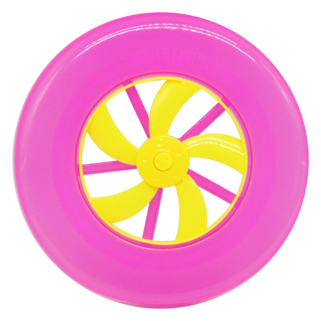 Спортивні активні ігри - Фрісбі з пропелером 22.5 см MiC рожевий (CEL1203050) (204539)