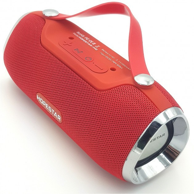 Портативні колонки та навушники - Портативна Bluetooth колонка Hopestar H40 червона (DL170109941)