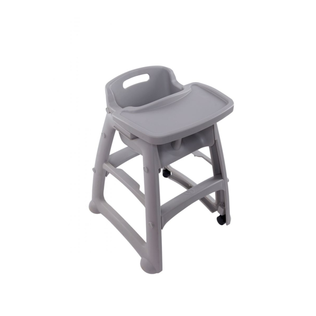 Товары по уходу - Детский стульчик для ресторана One Chef Серый (409003)