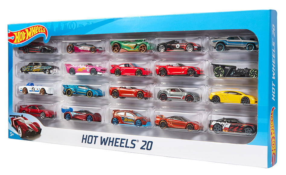 Игровой набор Hot Wheels 20 базовых машинок в ассортименте (H7045