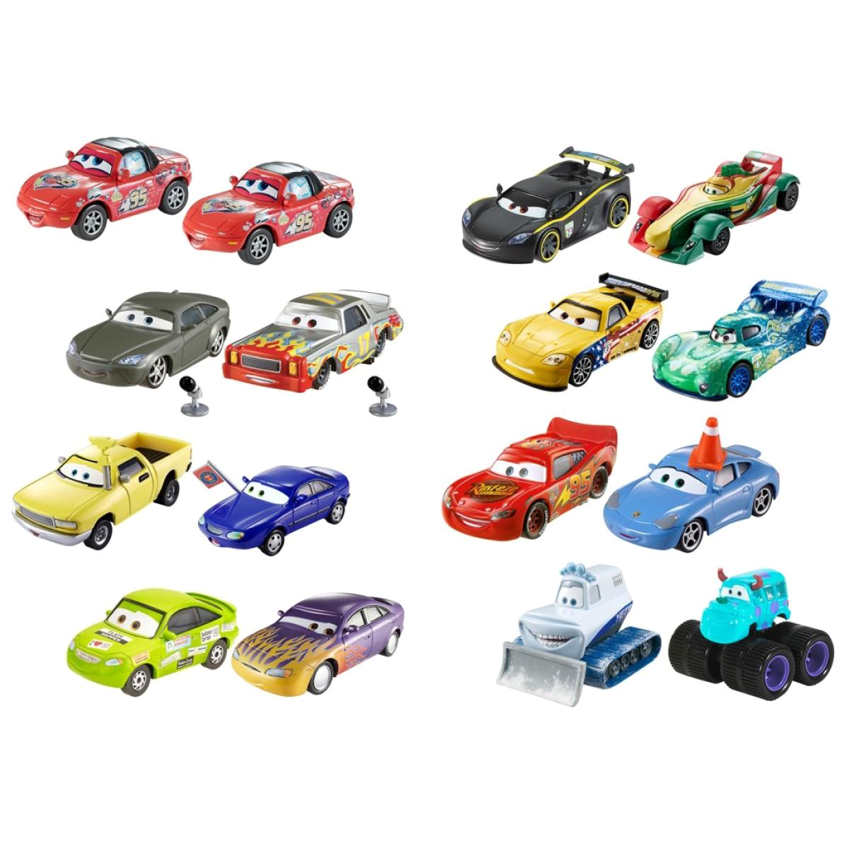 レア！Disney Pixar Cars ミニカーセット Набір із 10 машинок Тачки Маквін Disney Pixar Cars Set of 10 Mini