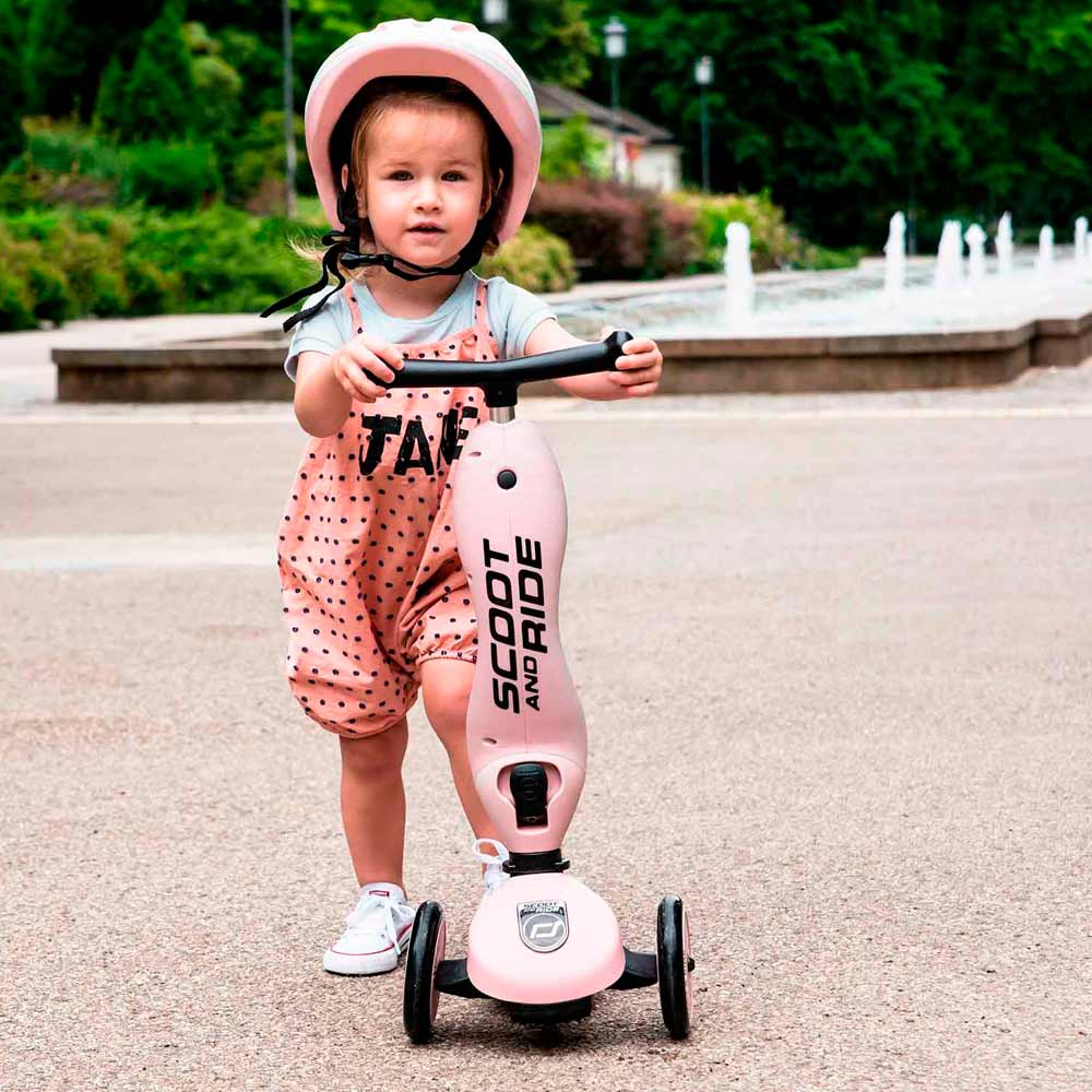 Самокат-беговел Scoot&Ride Highwaykick 1 розовый (SR-160629