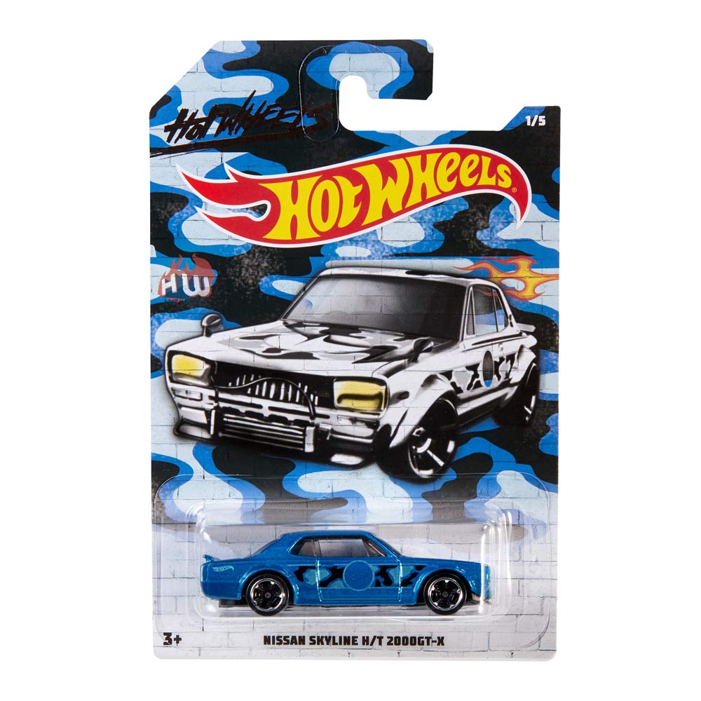 Машинка Hot Wheels Nissan Skyline H/T 2000GT-X синя (GDG44/GJV52