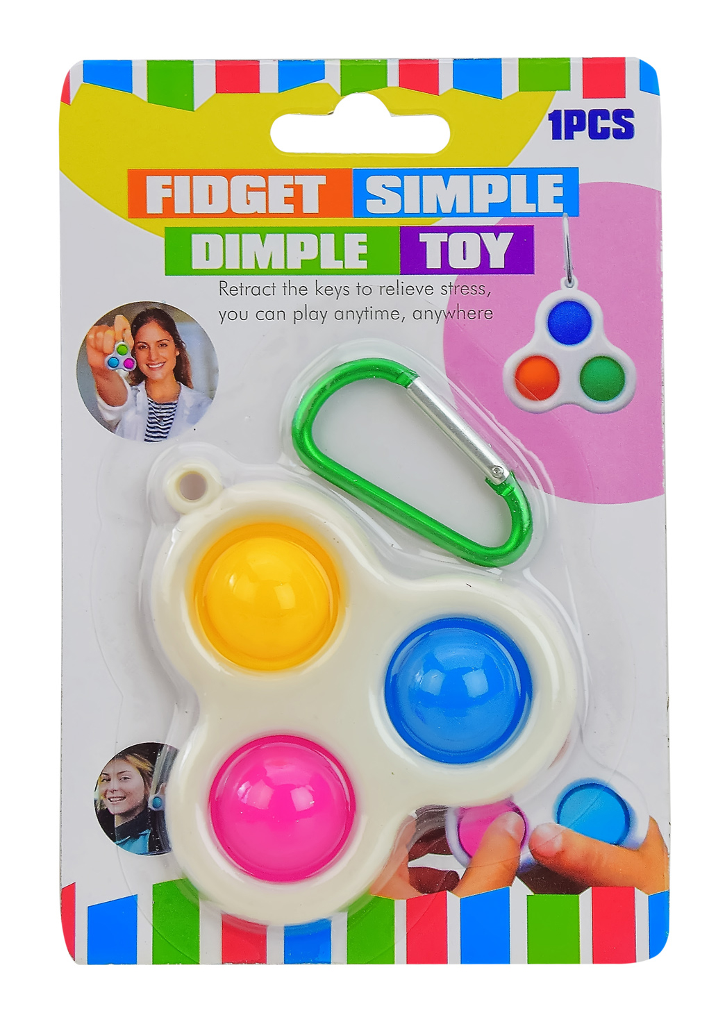 Игрушка-антистресс Shantou Jinxing Simple dimple Симпл димпл на 3