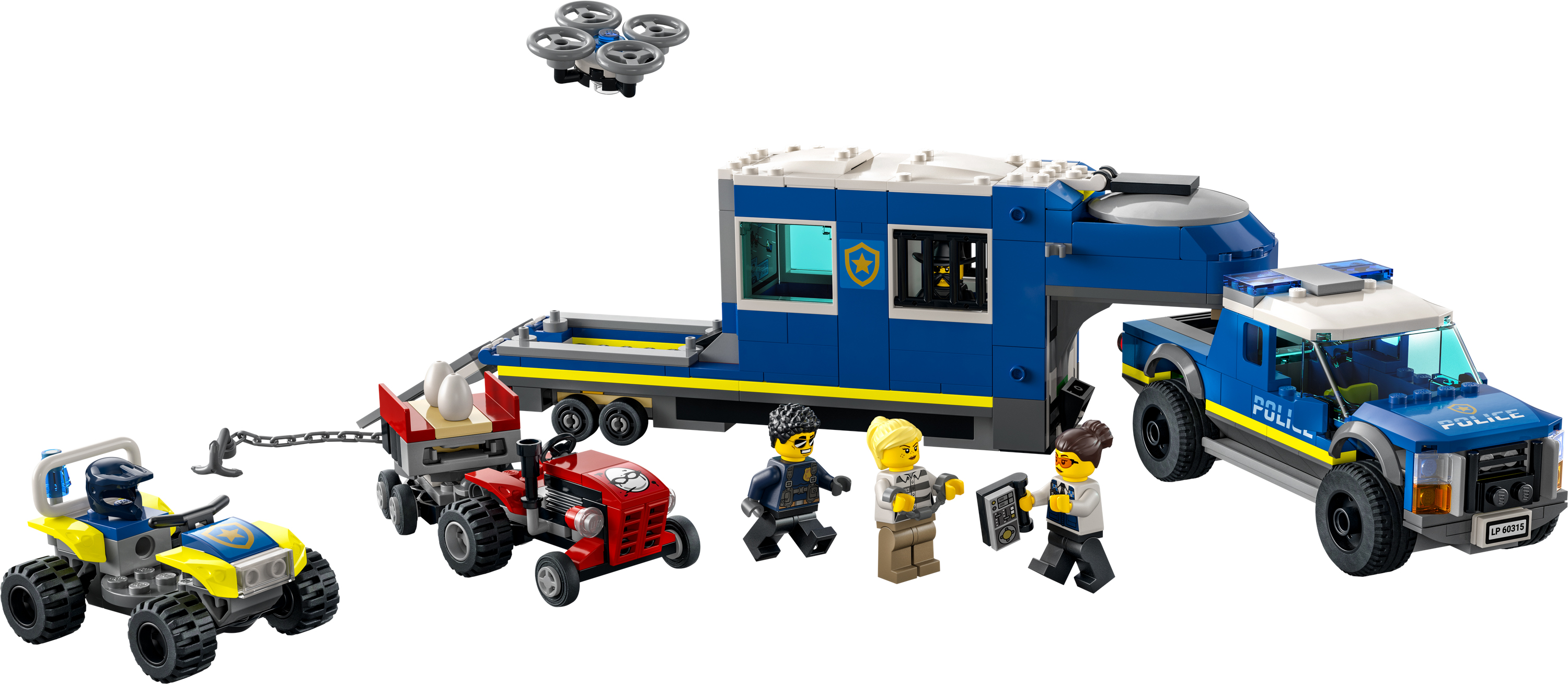 Конструктор LEGO City Полицейский грузовик с мобильным центром