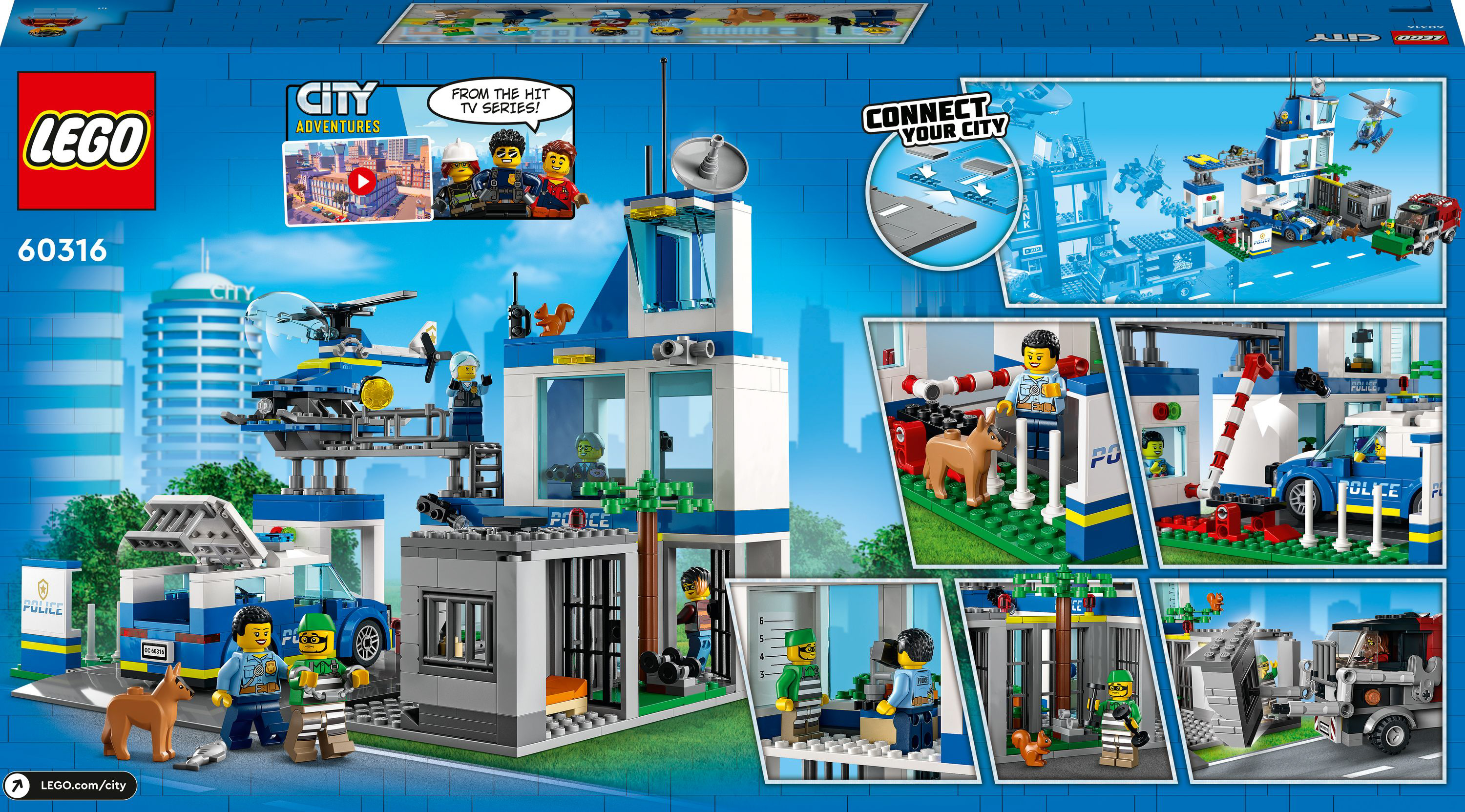 Конструктор LEGO City Полицейский участок (60316) купить в Киеве