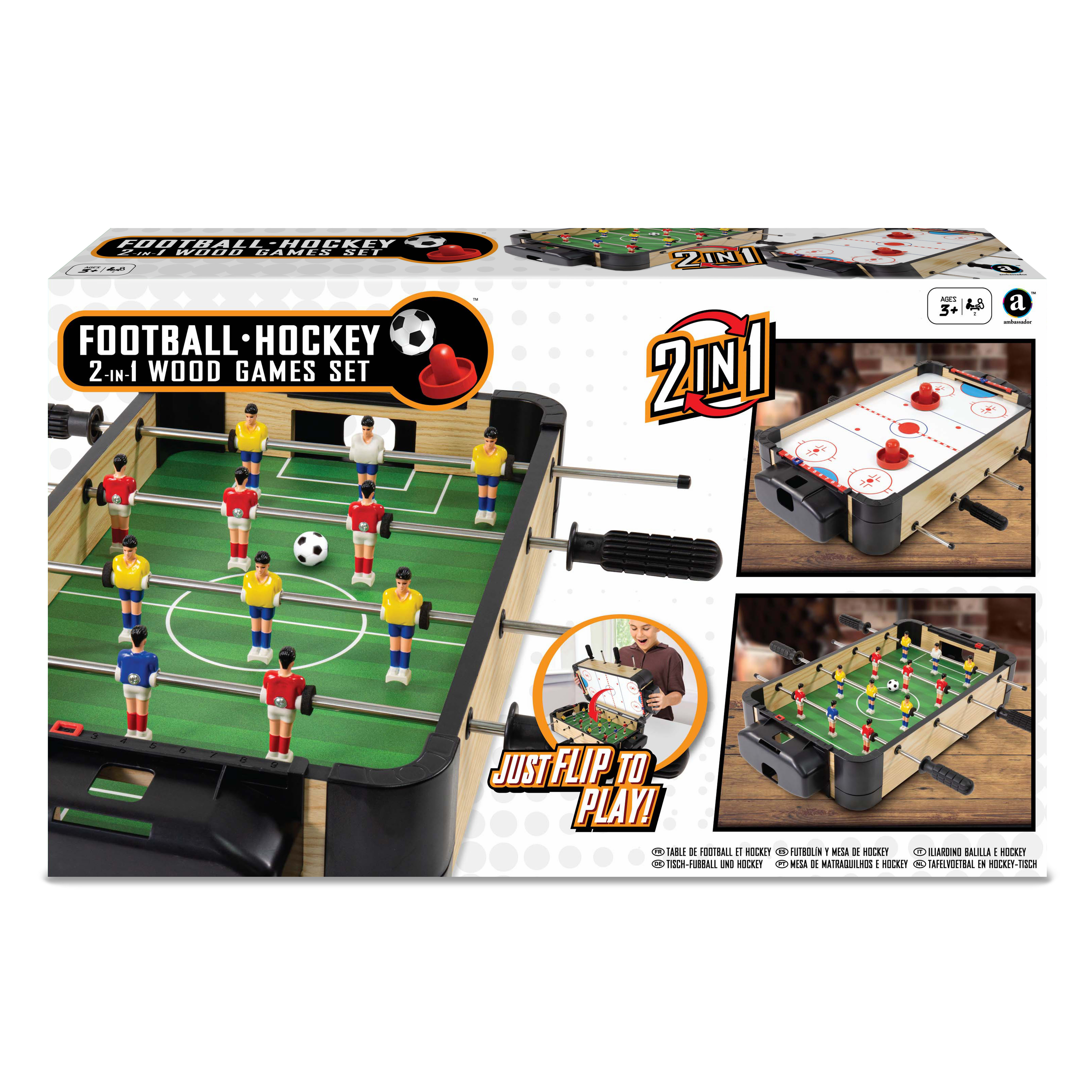 Настільна гра 2 в 1 Футбол та аерохокей  (MA3150BH)