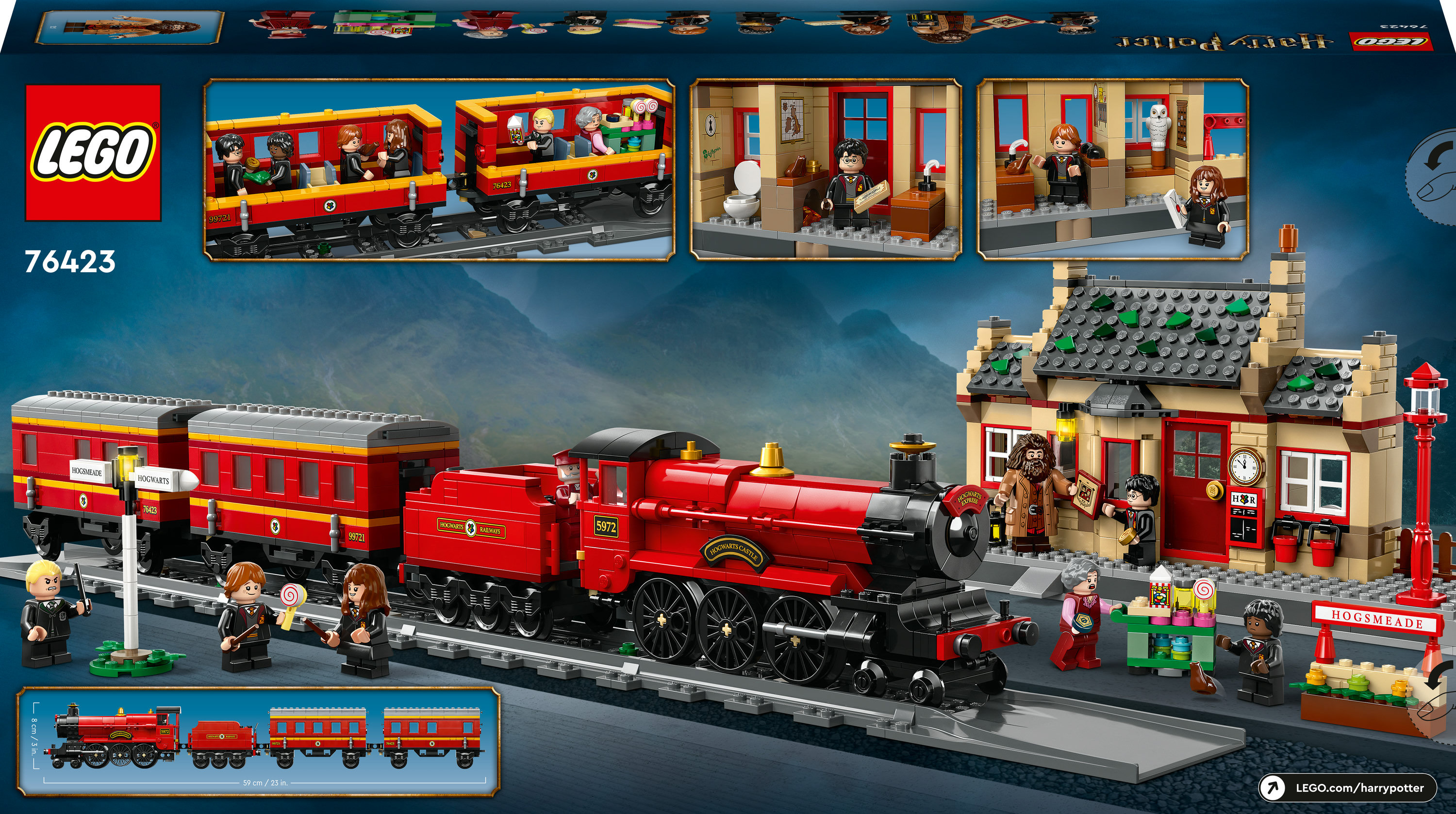 【LUXX】TD-Z Конструктор LEGO Harry Potter Хогвартский экспресс и станция