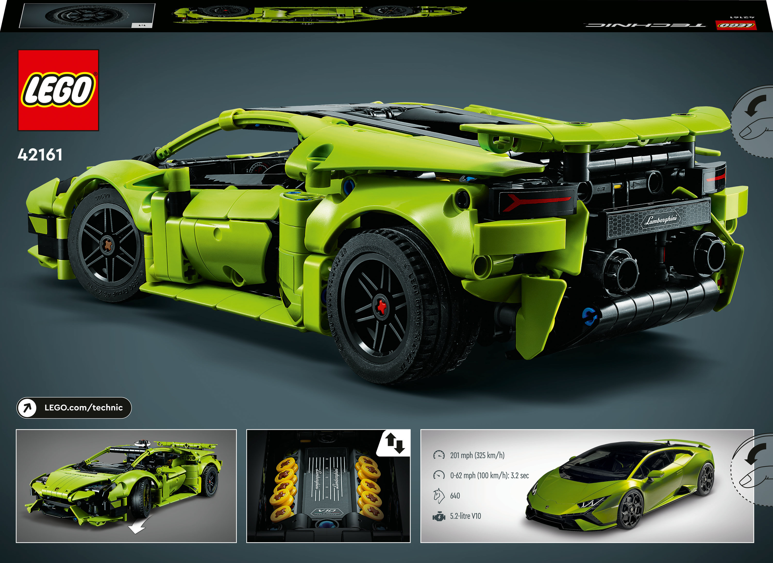 Конструктор LEGO Technic Lamborghini Huracán Tecnica (42161