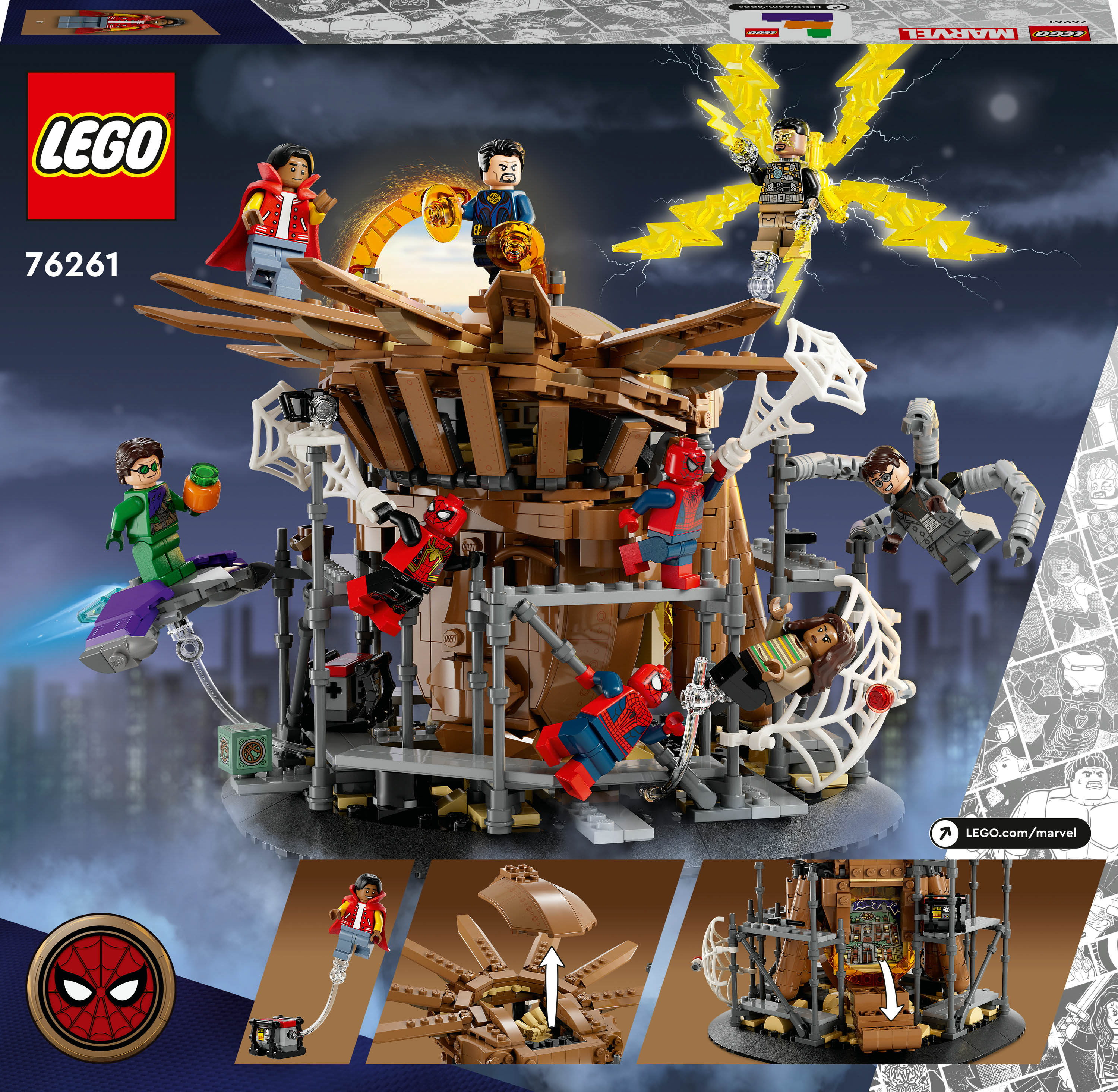 Конструктор LEGO Marvel Решающий бой Человека-Паука (76261) купить