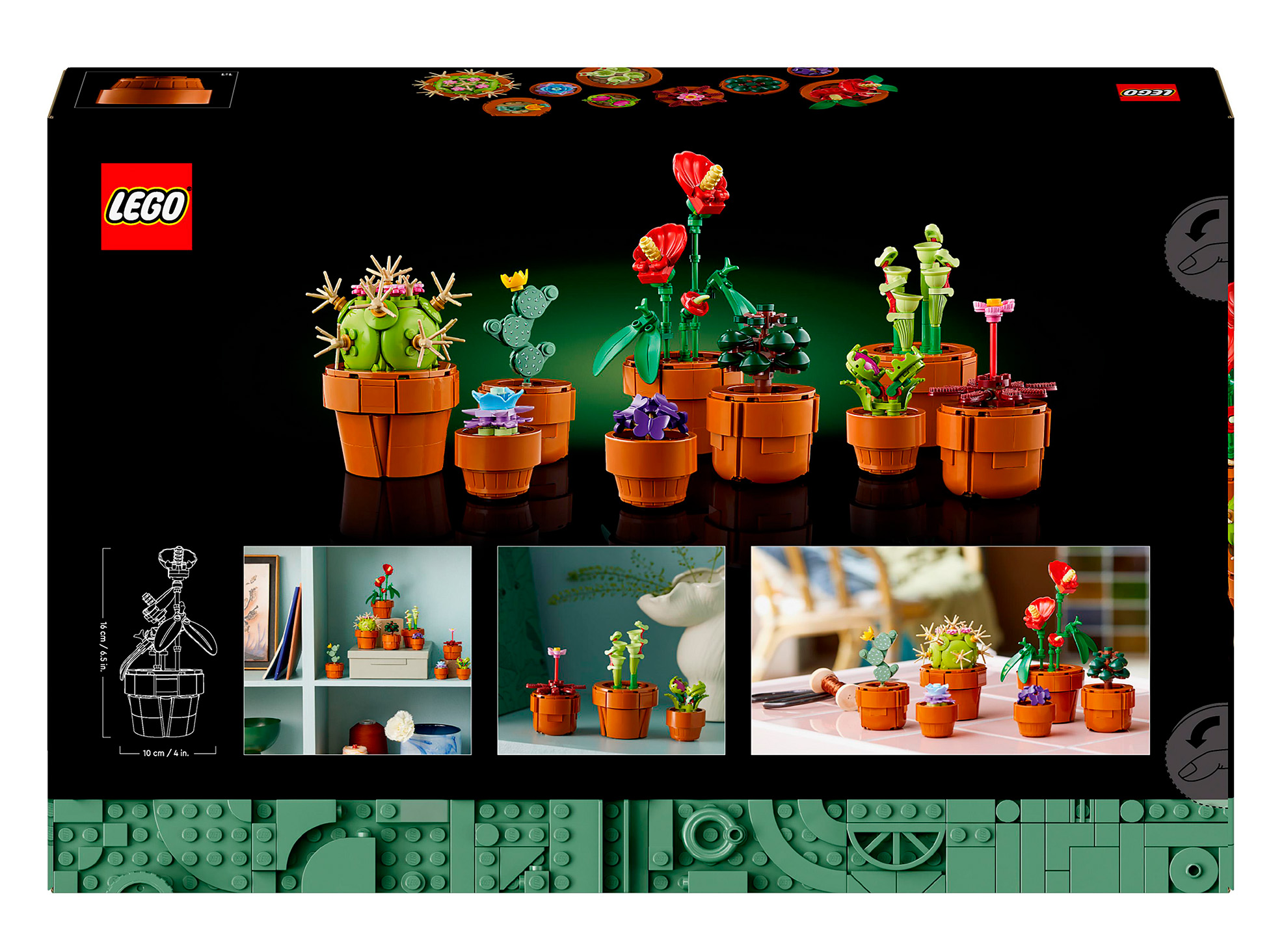 Конструктор LEGO Botanicals Миниатюрные растения (10329) купить в