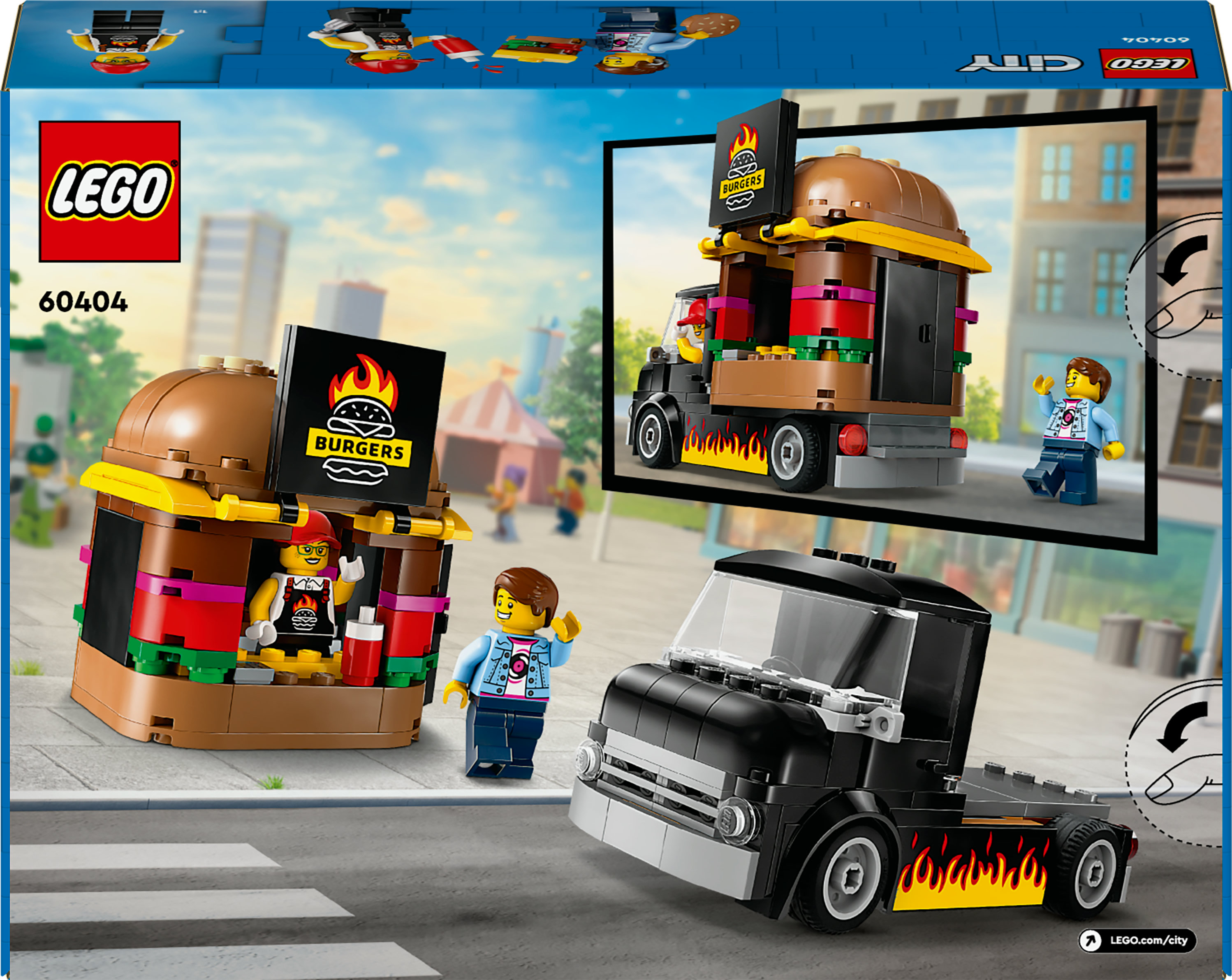 Конструктор LEGO City Грузовик с гамбургерами (60404) купить в