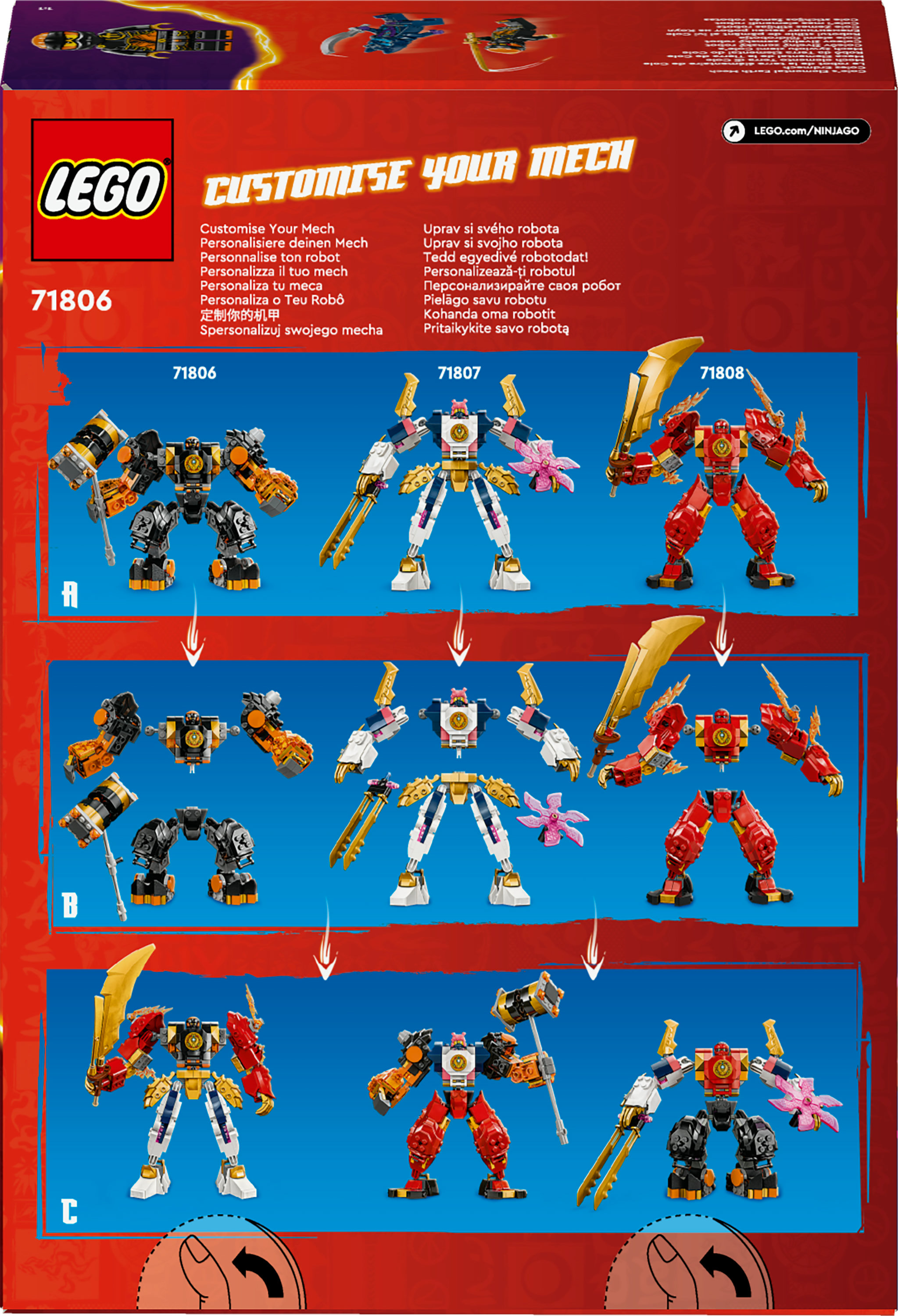 Конструктор LEGO NINJAGO Робот земної стихії Коула (71806) купити