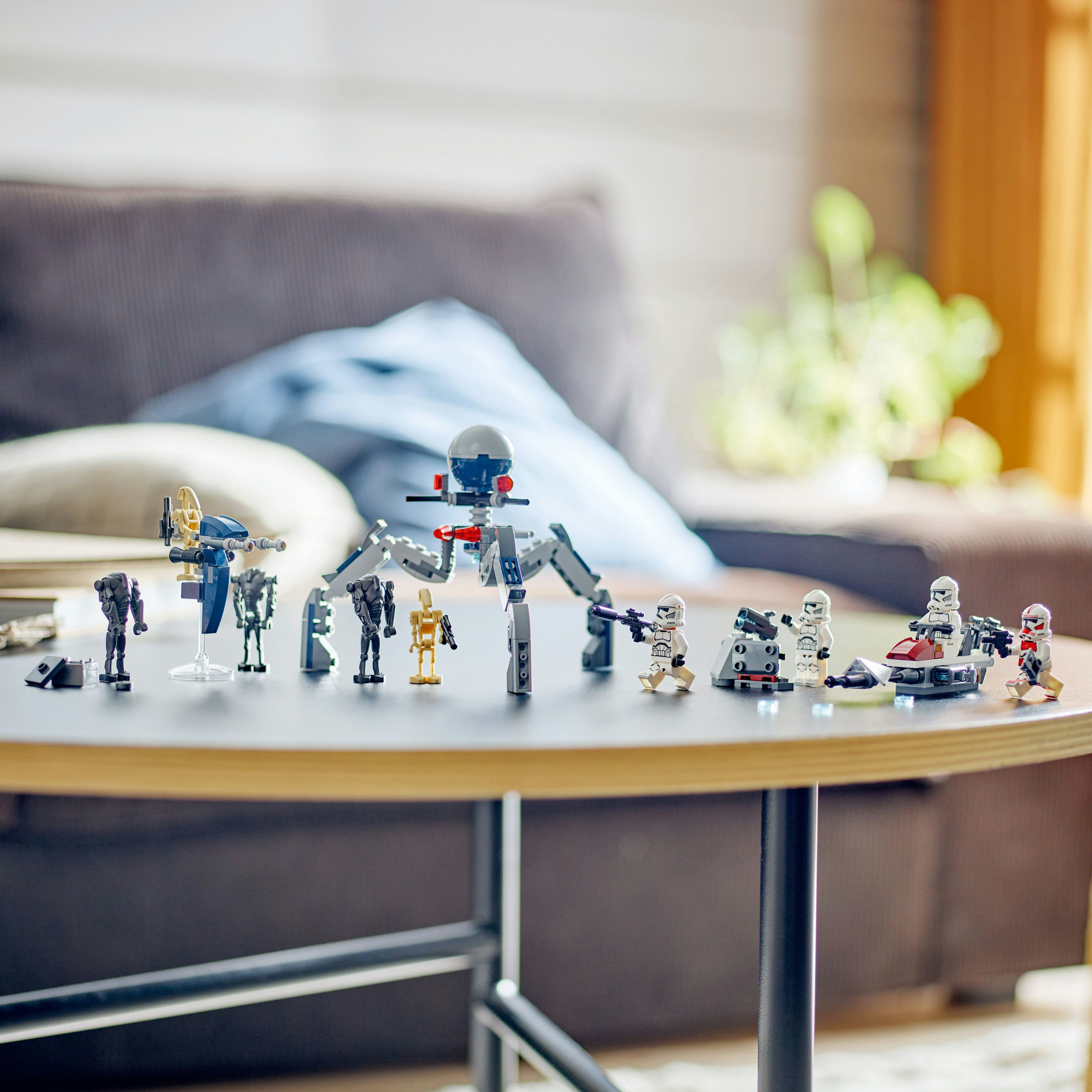 Конструктор LEGO Star Wars Клоны-пехотинцы и Боевой дроид. Боевой
