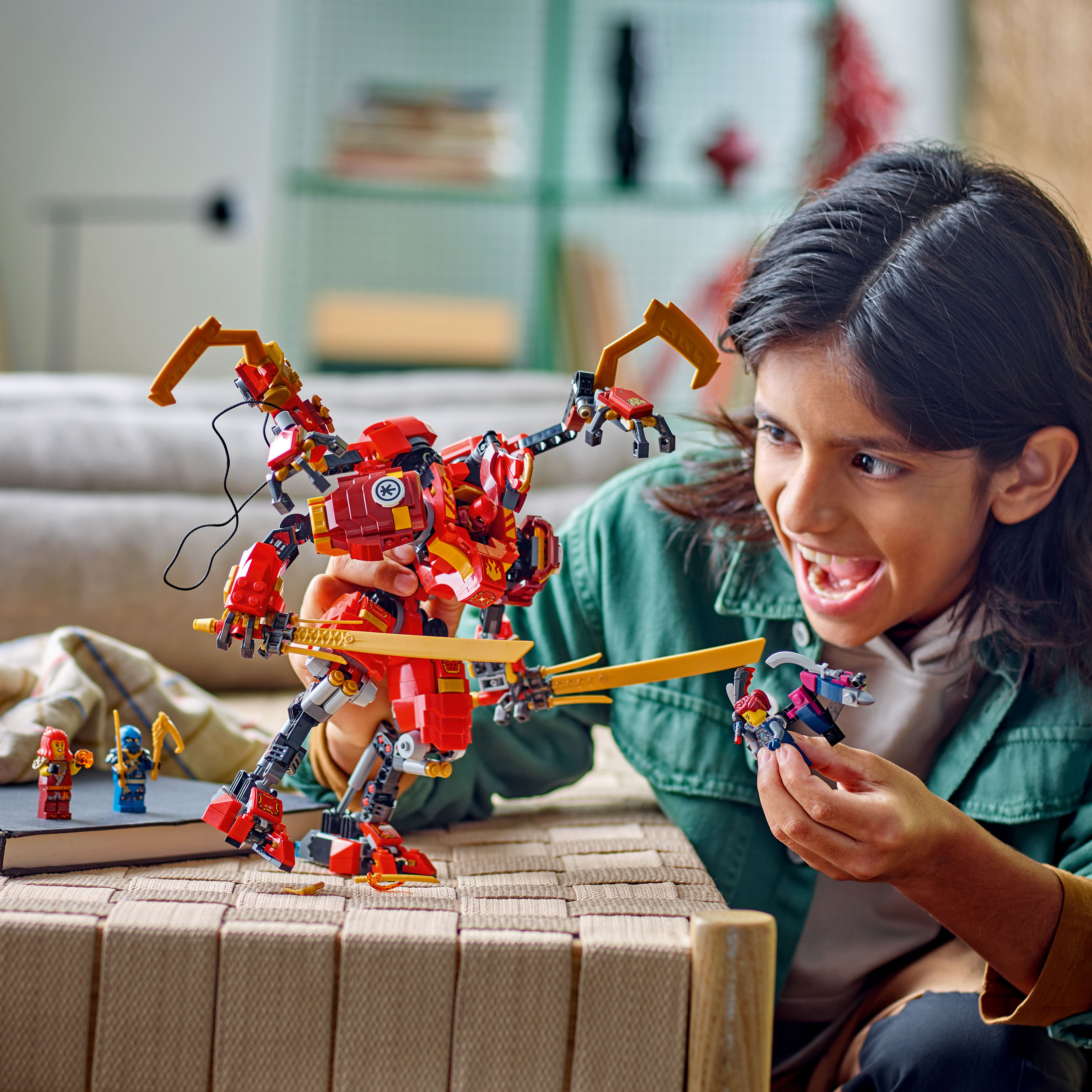 Конструктор LEGO NINJAGO Робот-скелелаз ніндзя Кай (71812) купити