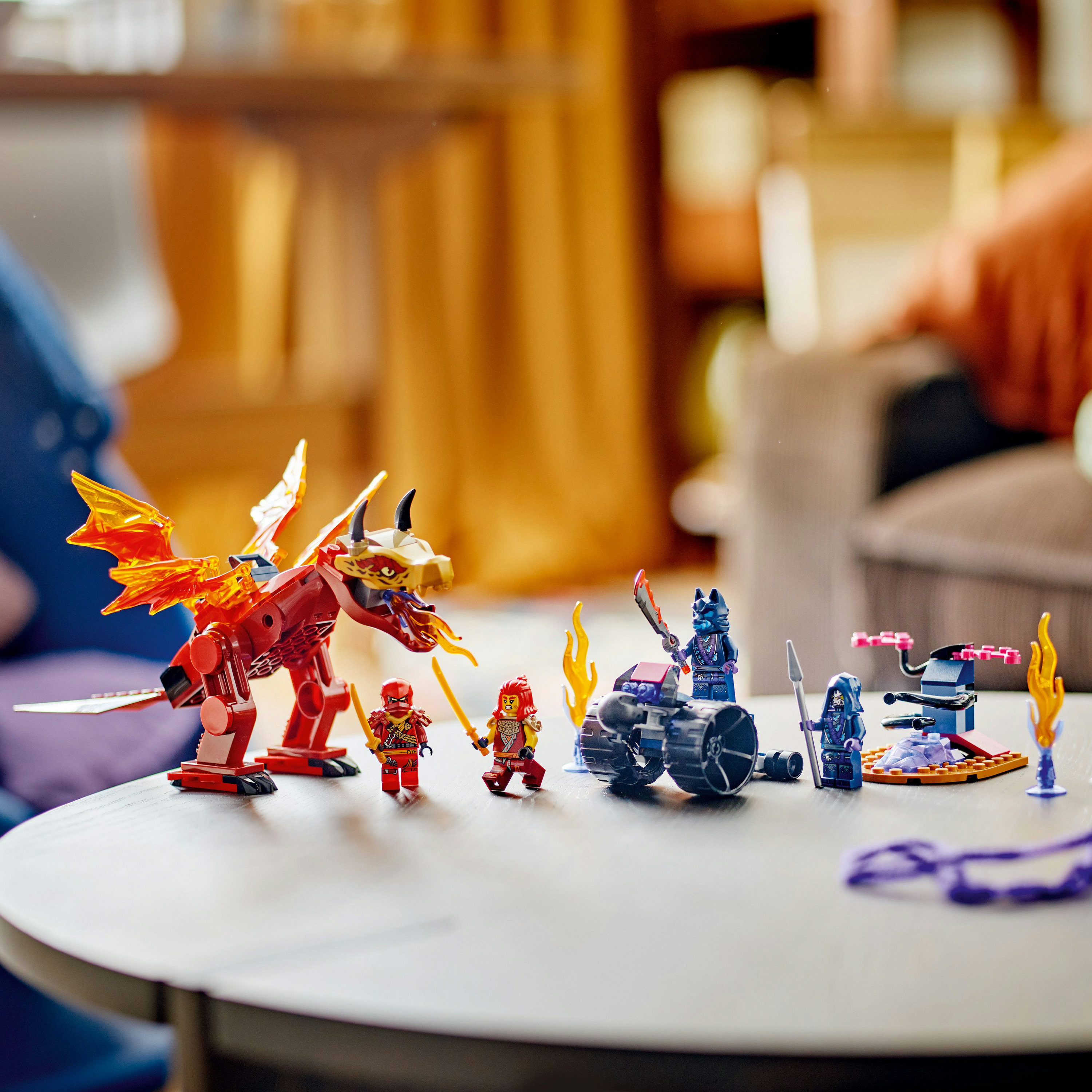 Конструктор LEGO NINJAGO Битва родникового дракона Кая