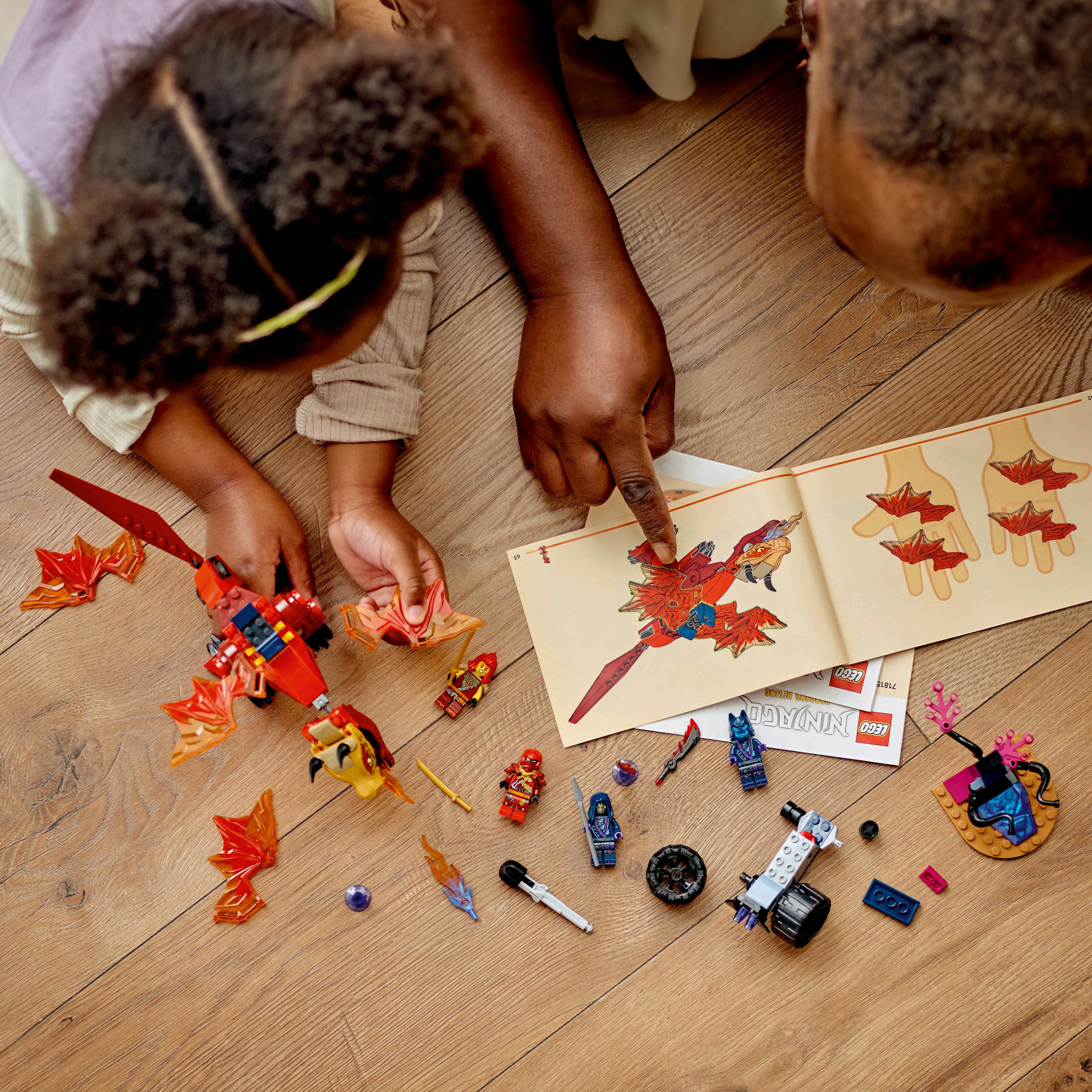 ichi16様 ブラック Официальное LEGO 71815 Битва Драконов-Источников Кая онлайн