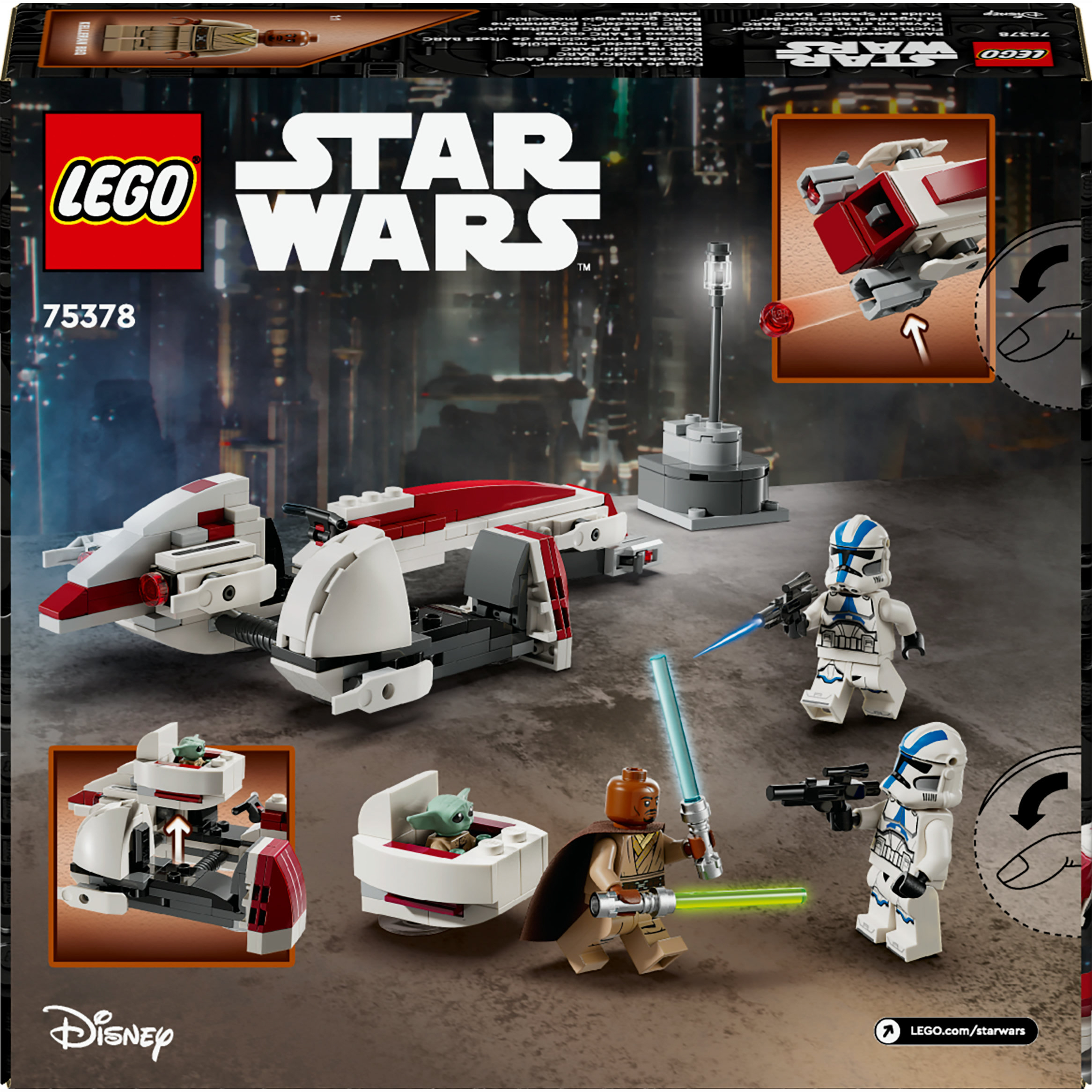 Конструктор LEGO Star Wars Побег на BARC спидере (75378) купить в