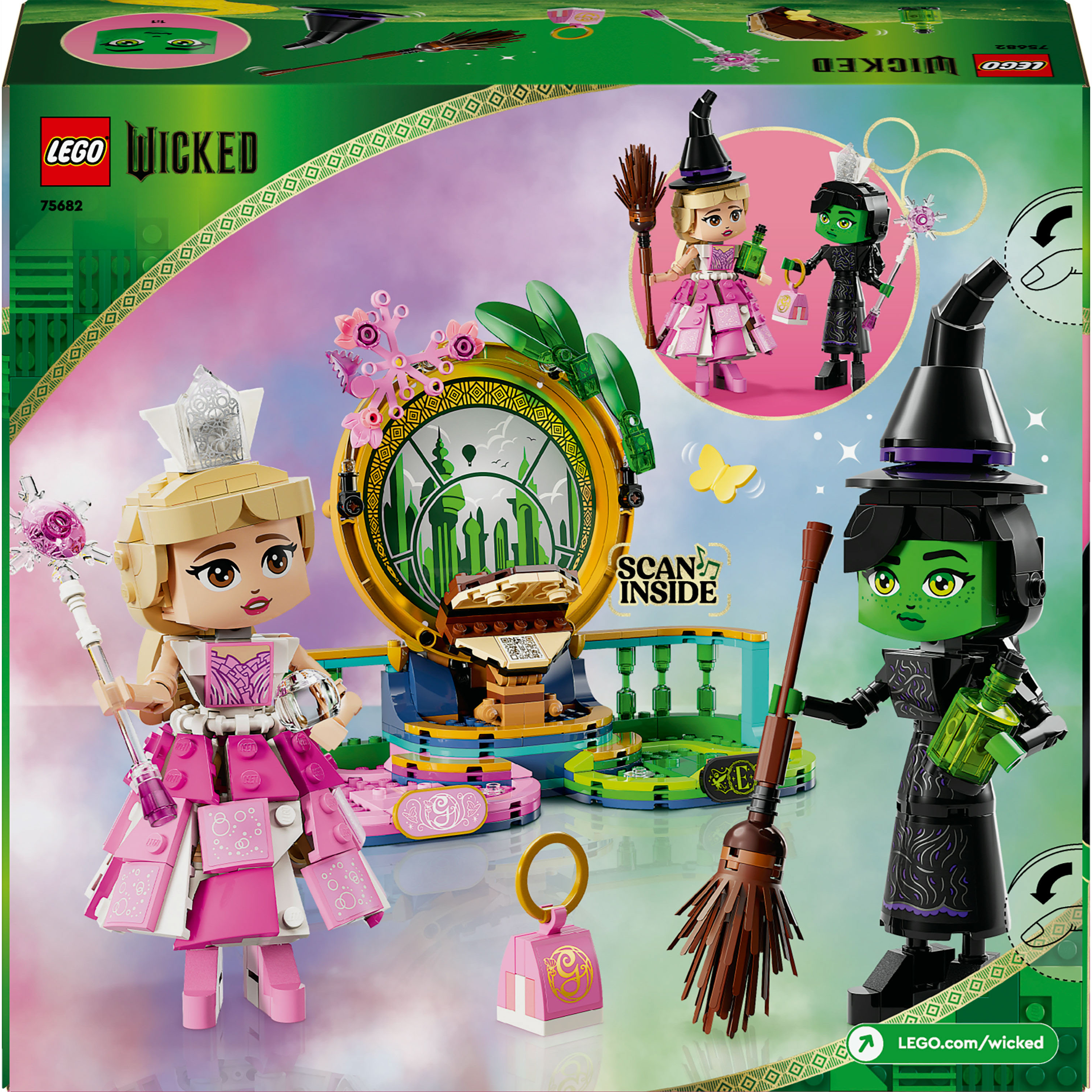Конструктор LEGO Wicked​ Фігурки Ельфаби й Ґлінди (75682) купити в