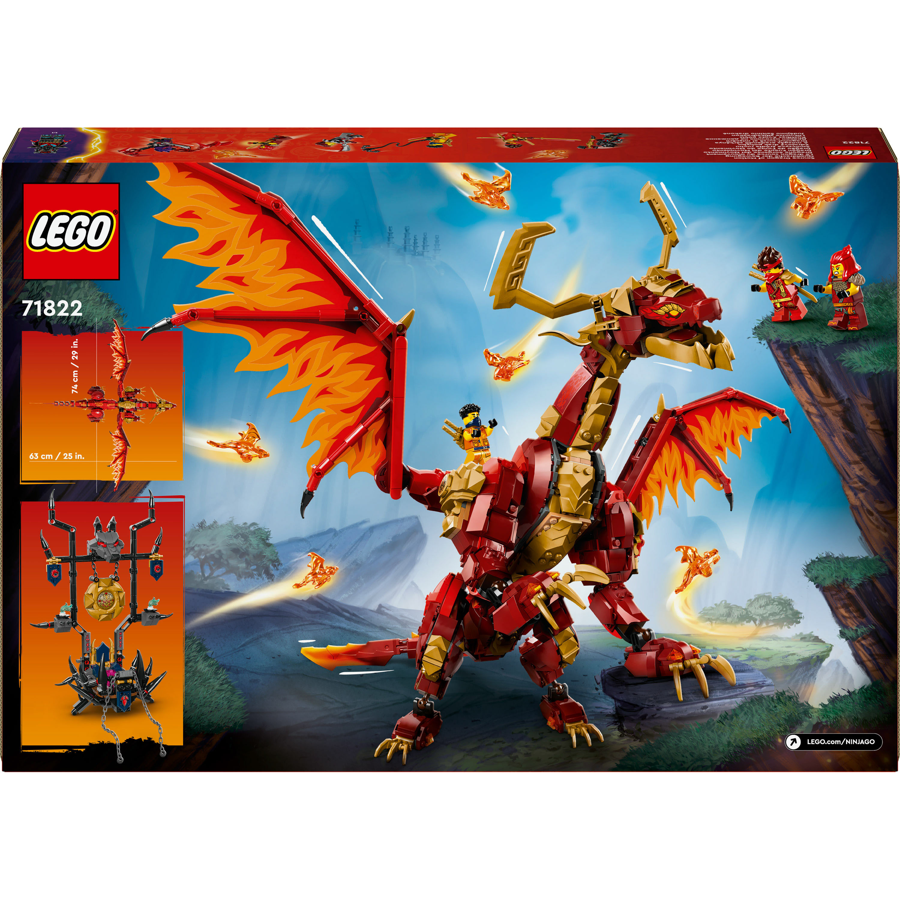 Конструктор LEGO NINJAGO Перводракон движения (71822) купить в