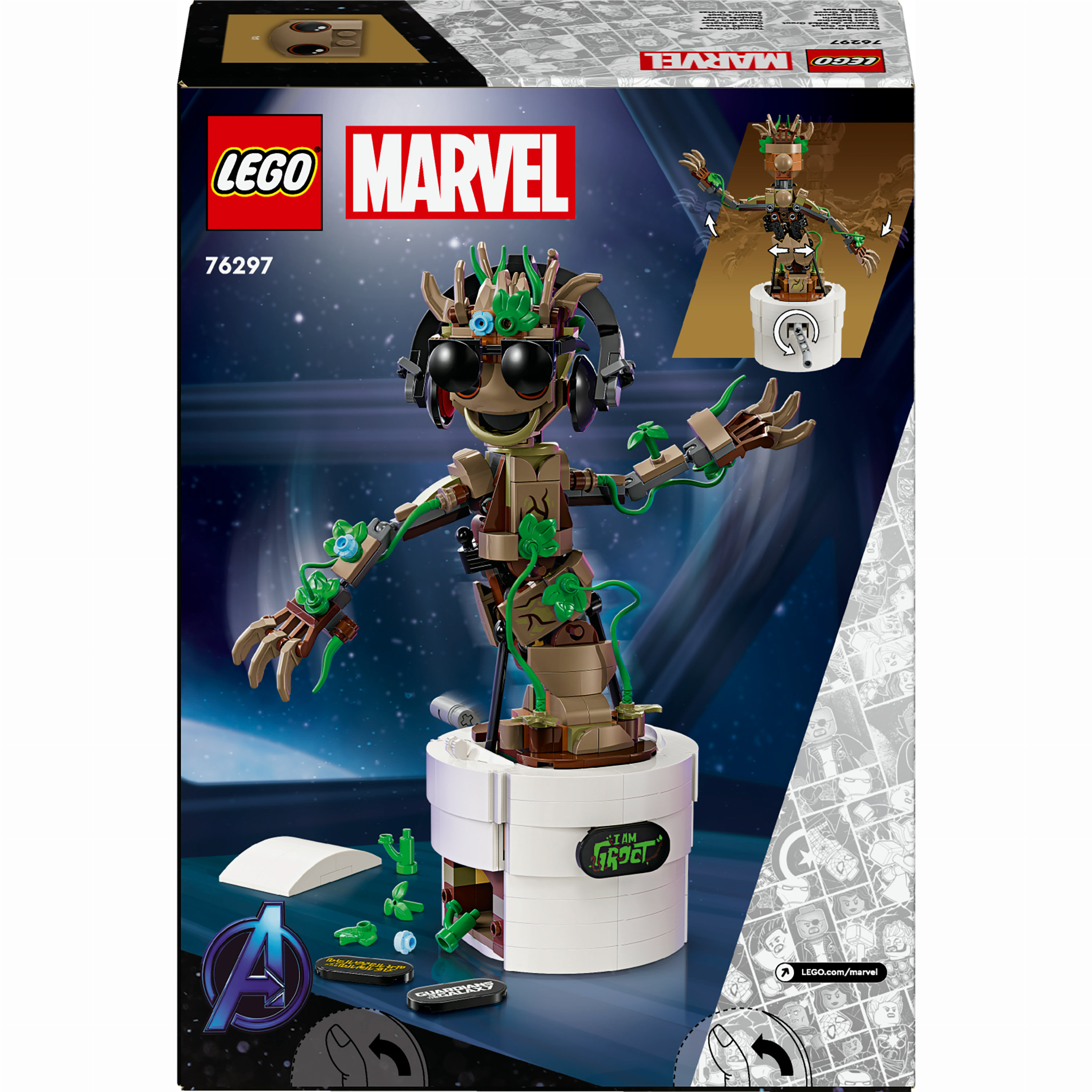 Конструктор LEGO Marvel Танцующий Грут (76297) купить в Киеве